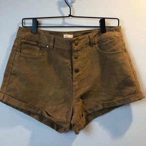 🍁3/$20🍁 Hollister Suede Shorts Size 7